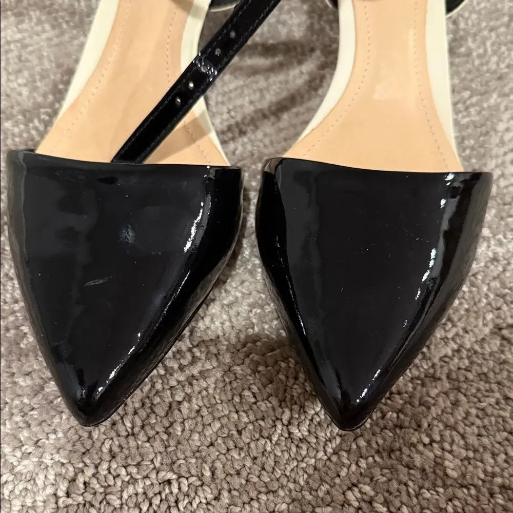 ✨EUC SCHUTZ Heels two-toned strappy‎ buckle design low to the ground